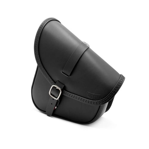 Motorcycle leather saddlebag for Harley Davidson Softail - Ends Cuoio Bob ctn