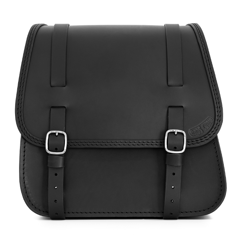 motorcycle leather saddlebag for harley davidson softail - ends cuoio glam ctn