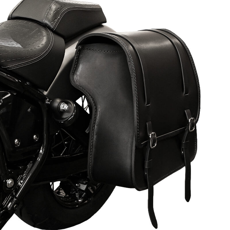 Sacoche en cuir sur moto indian chief bobber dark horse - Seminole ends cuoio ctn Sacoche en cuir sur moto indian chief bobber dark horse - Seminole ends cuoio ctn