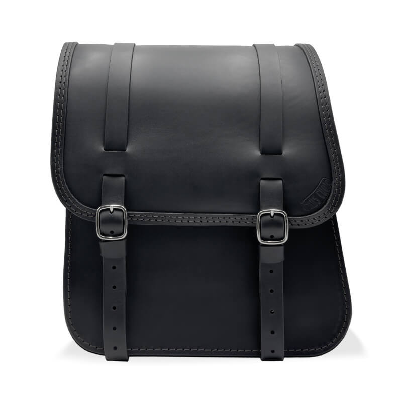 Motorcycle leather side bag for harley davidson sportster rh975 - ends cuoio twist ctn Motorcycle leather side bag for harley davidson sportster rh975 - ends cuoio twist ctn
