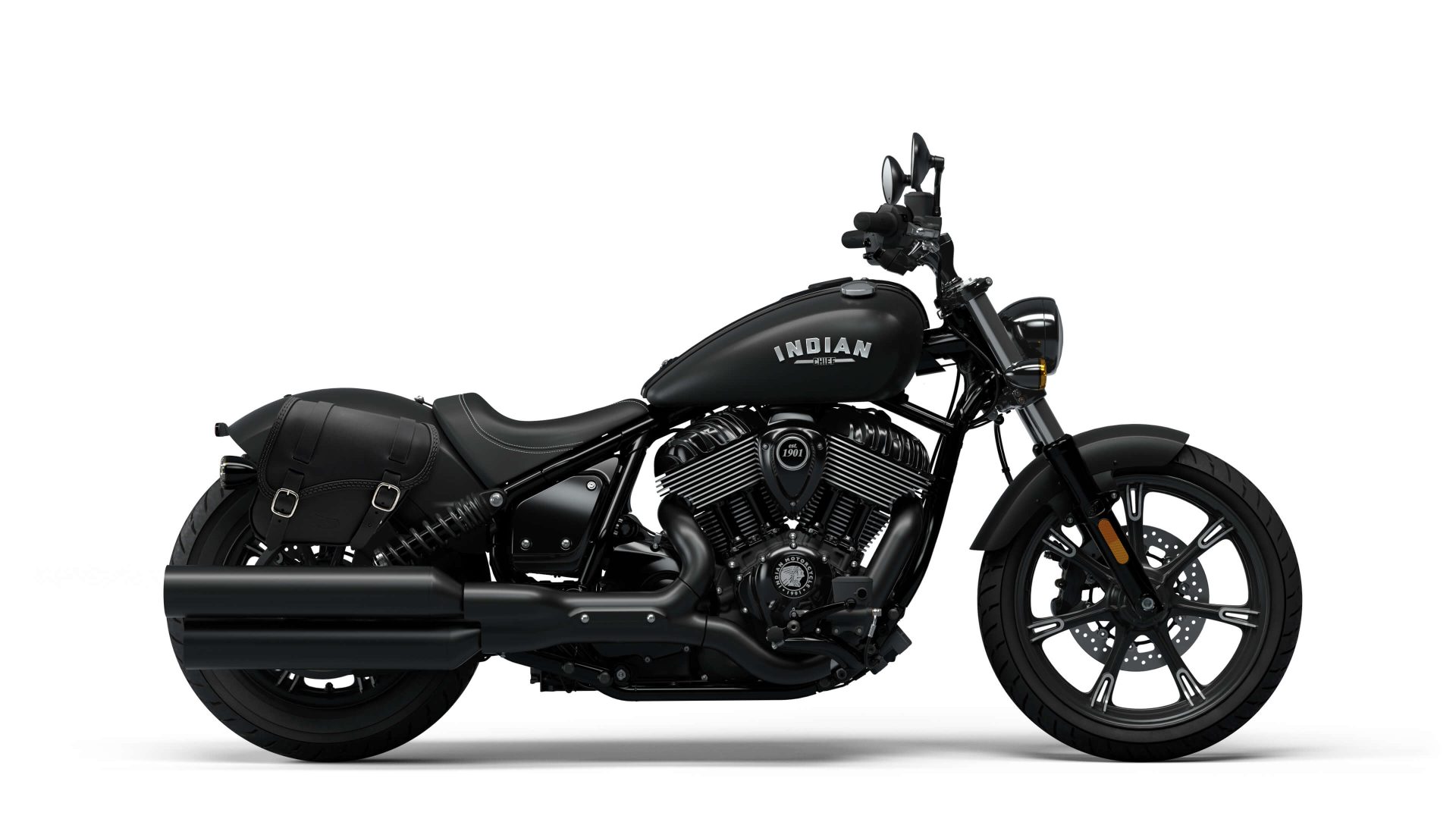 Tomahawk Piggyback leather right side bag for indian chief 2022-2024