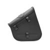 Bob Special borsa in cuoio su Harley Softail Blackline - schiena Bob Special borsa in cuoio su Harley Softail Blackline - schiena