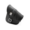 Bob Special leather saddle bag with lock for Harley Softail Blackline Bob Special leather saddle bag with lock for Harley Softail Blackline